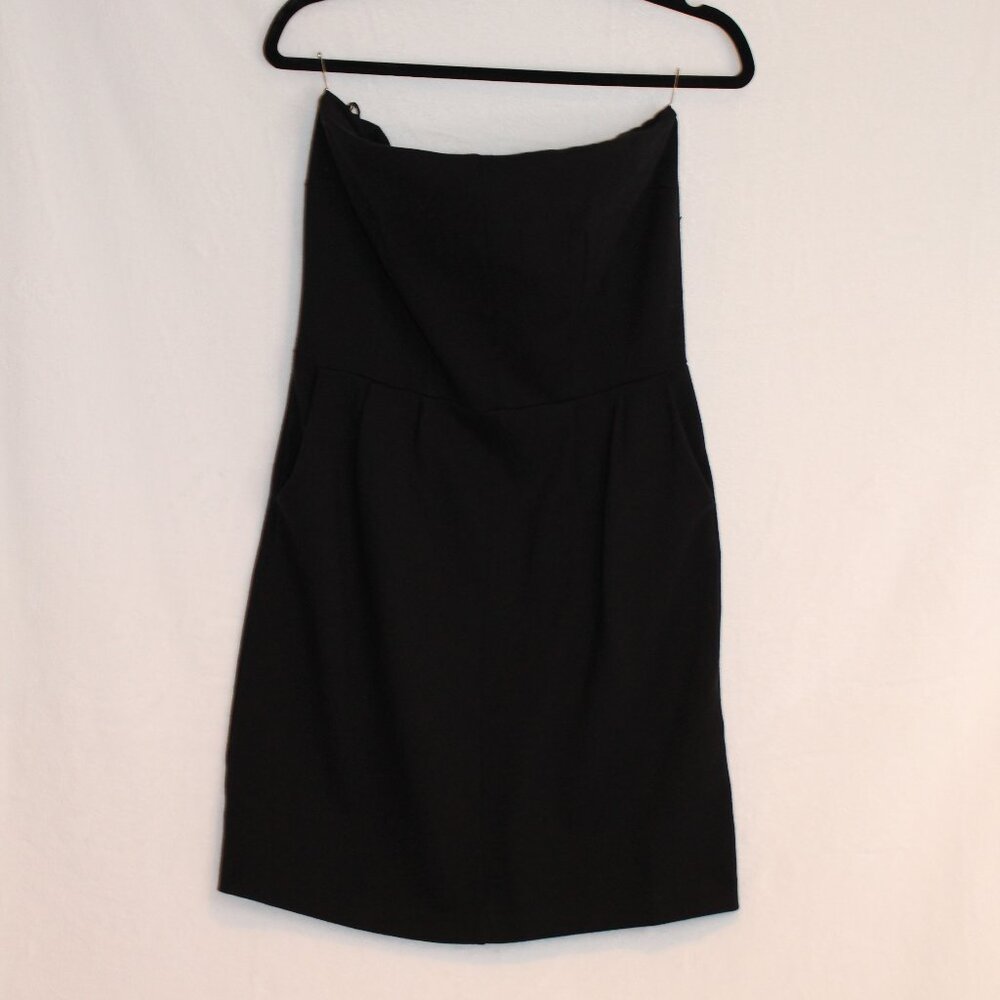 Express Little Black Strapless Dress
